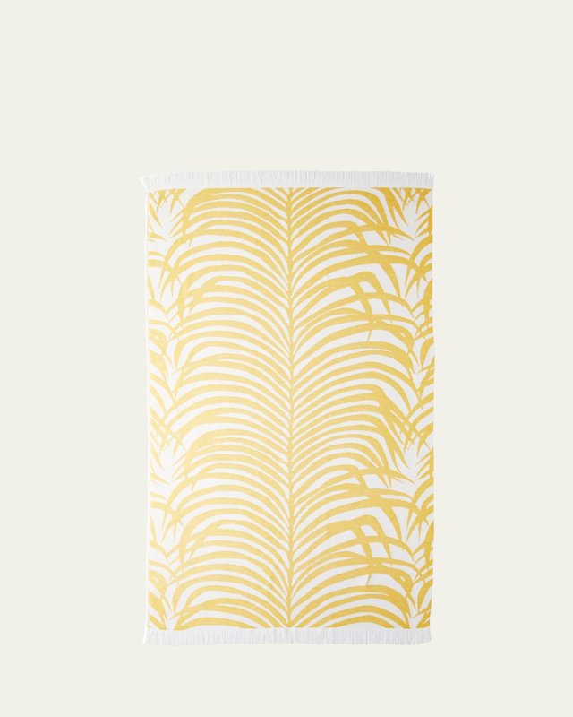 Zebra Palm Beach Towel
